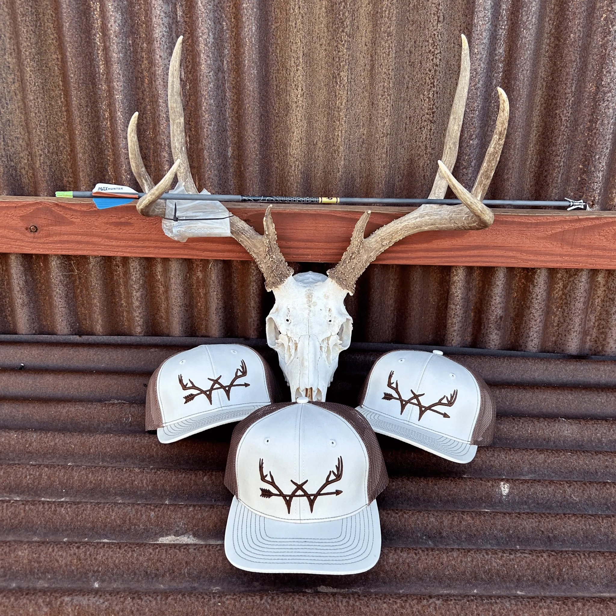 Webb Western SL Antler Meshback Hat - Image 4