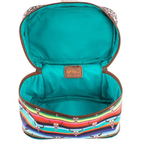 Catchfly Women's Serape Steerhead & Cheetah Print Train Accessory Case 2173744 - Image 2