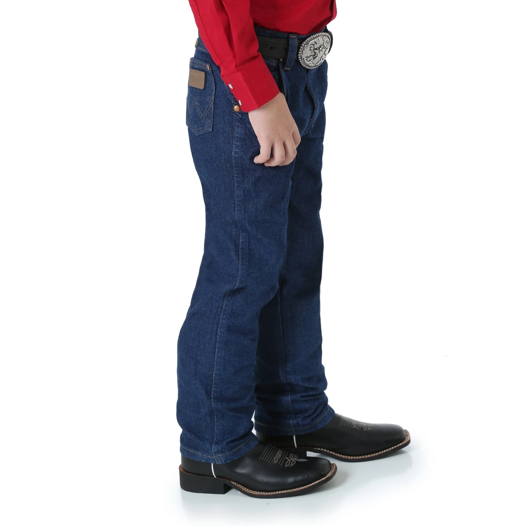 Wrangler Boys Prewashed Cowboy Cut Indigo Original Fit Jeans 13MWZJP - Image 2