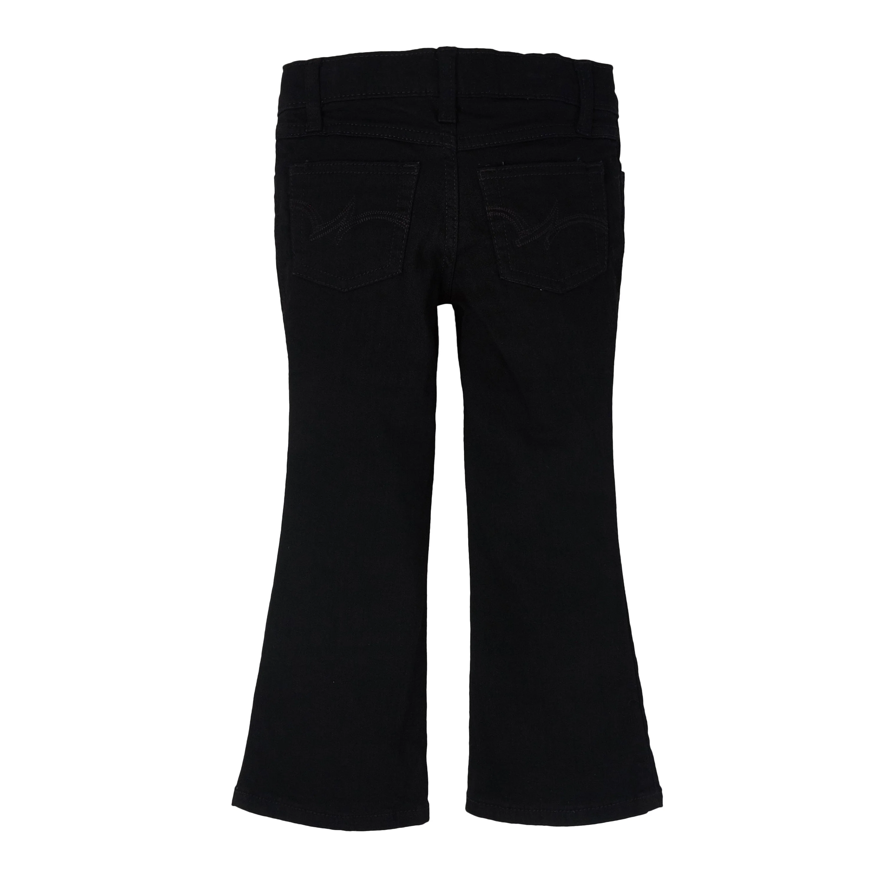 Wrangler Girls Premium Patch Black Bootcut Jeans 09MWGBB - Image 3