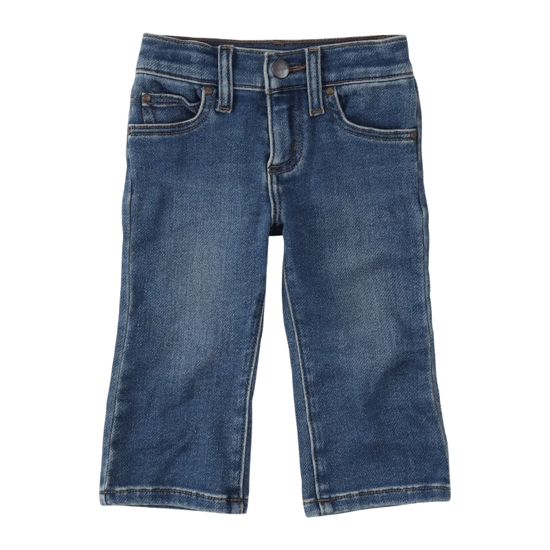 Wrangler Baby Boys Stitched Pocket Ropin' Blue Bootcut Jean 112336776