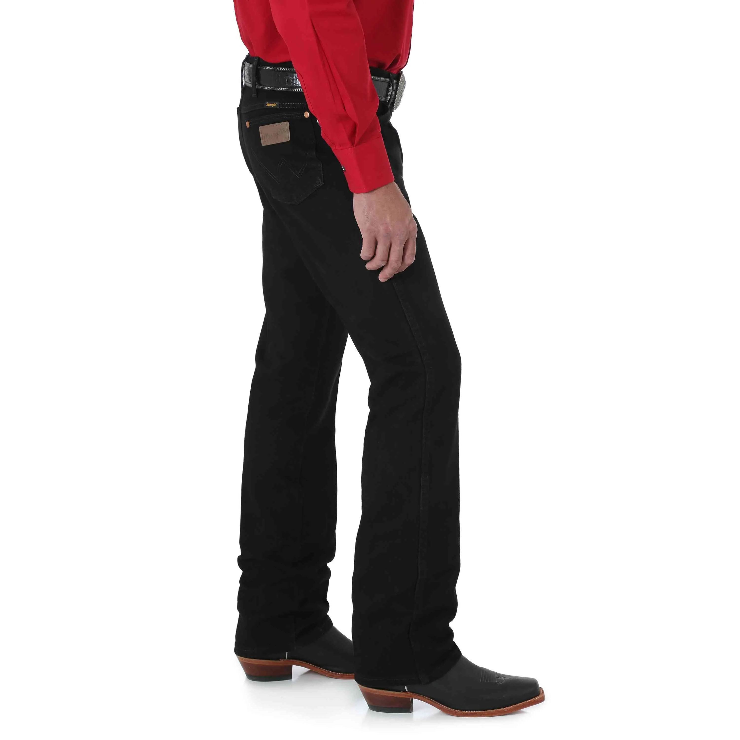 Wrangler Men's Shadow Black Cowboy Cut Slim Fit Jeans 936WBK - Image 3