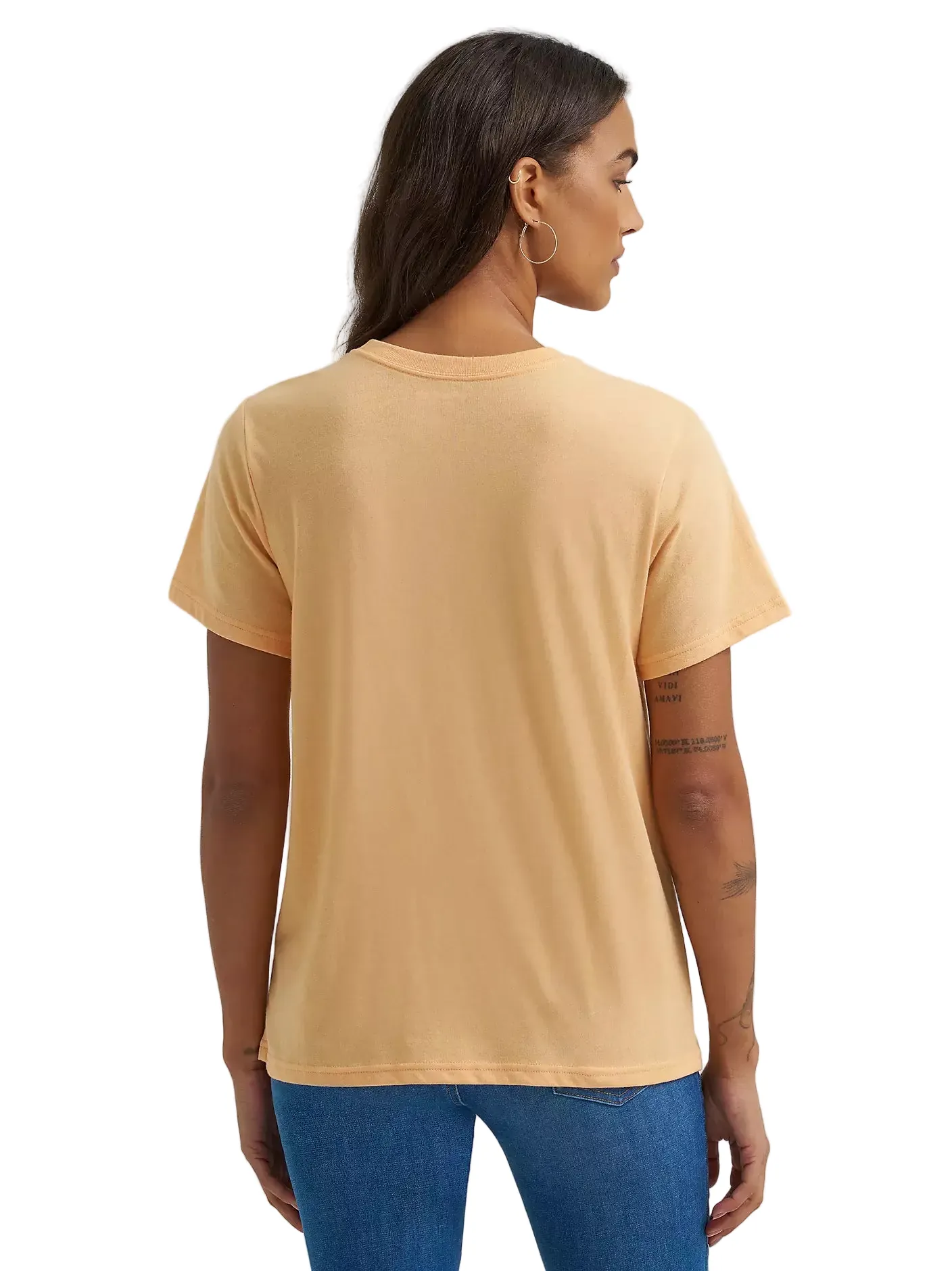 Wrangler Women's Apricot Wash Cactus Floral Tee 112372969 - Image 3