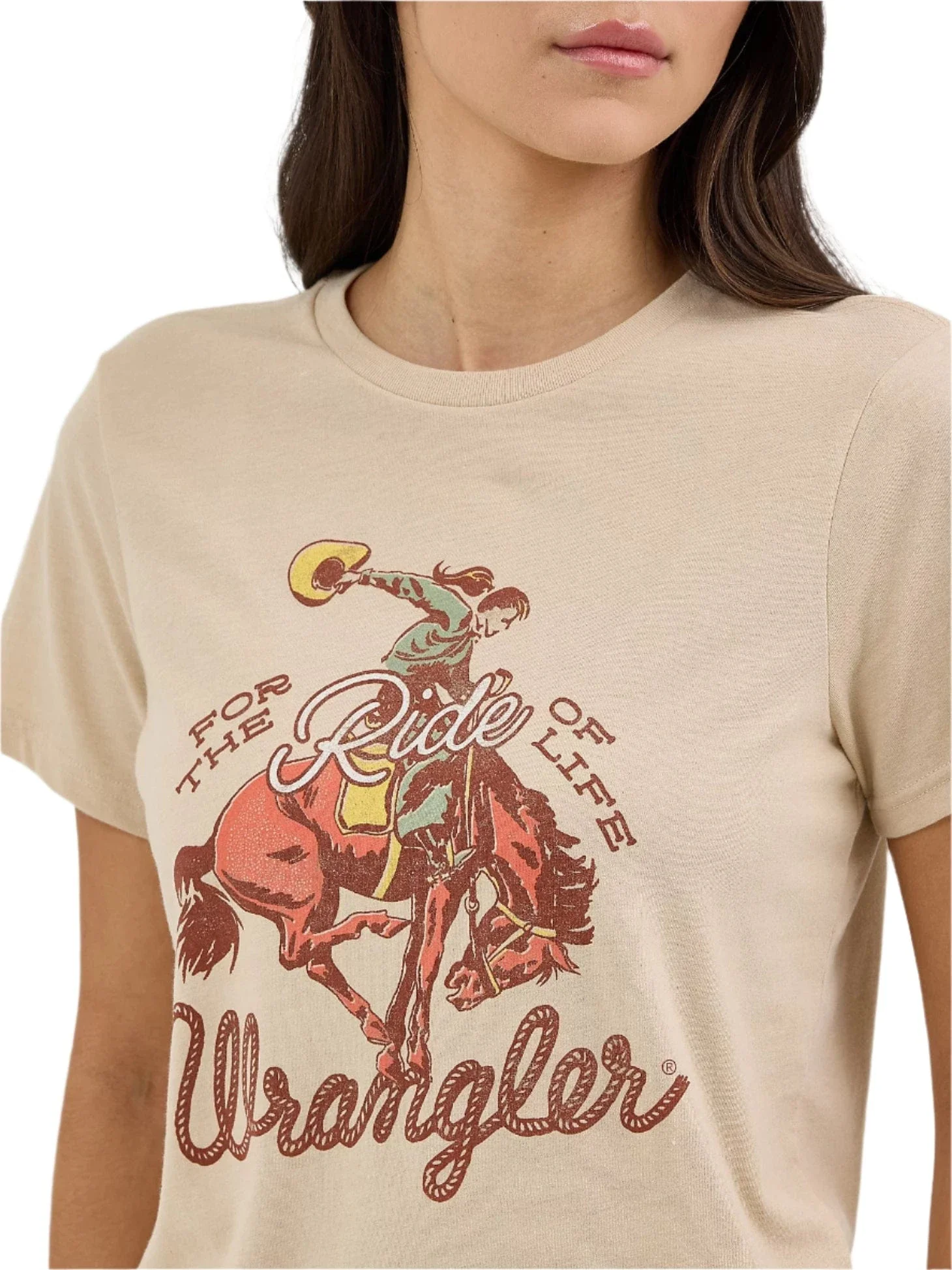 Wrangler Women's Western Graphic Reg Fit Tee 112358373 - Image 2