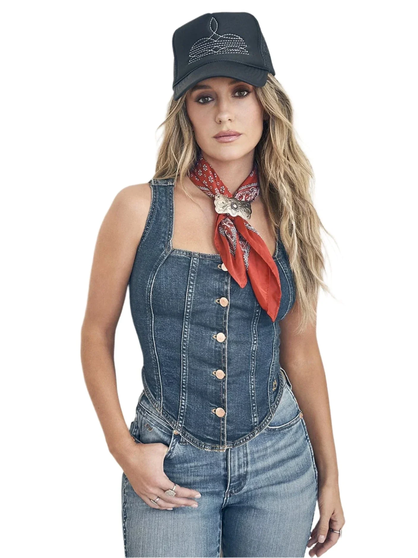 Wrangler X Lainey Wilson Women's Pony Up Bustier Top 112368238