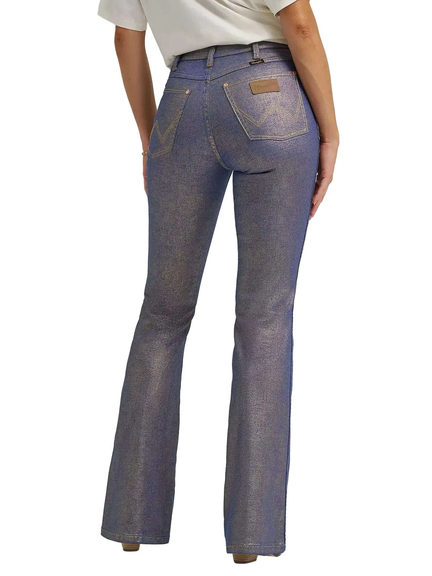 Wrangler X Lainey Wilson Women's Glitter Flare Jeans 112373925 - Image 3